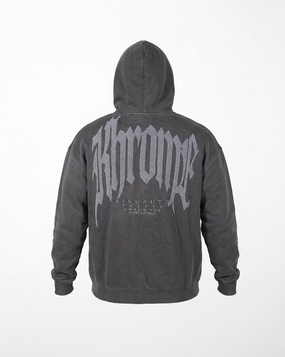 Faded Grey Urban Street Hoodie